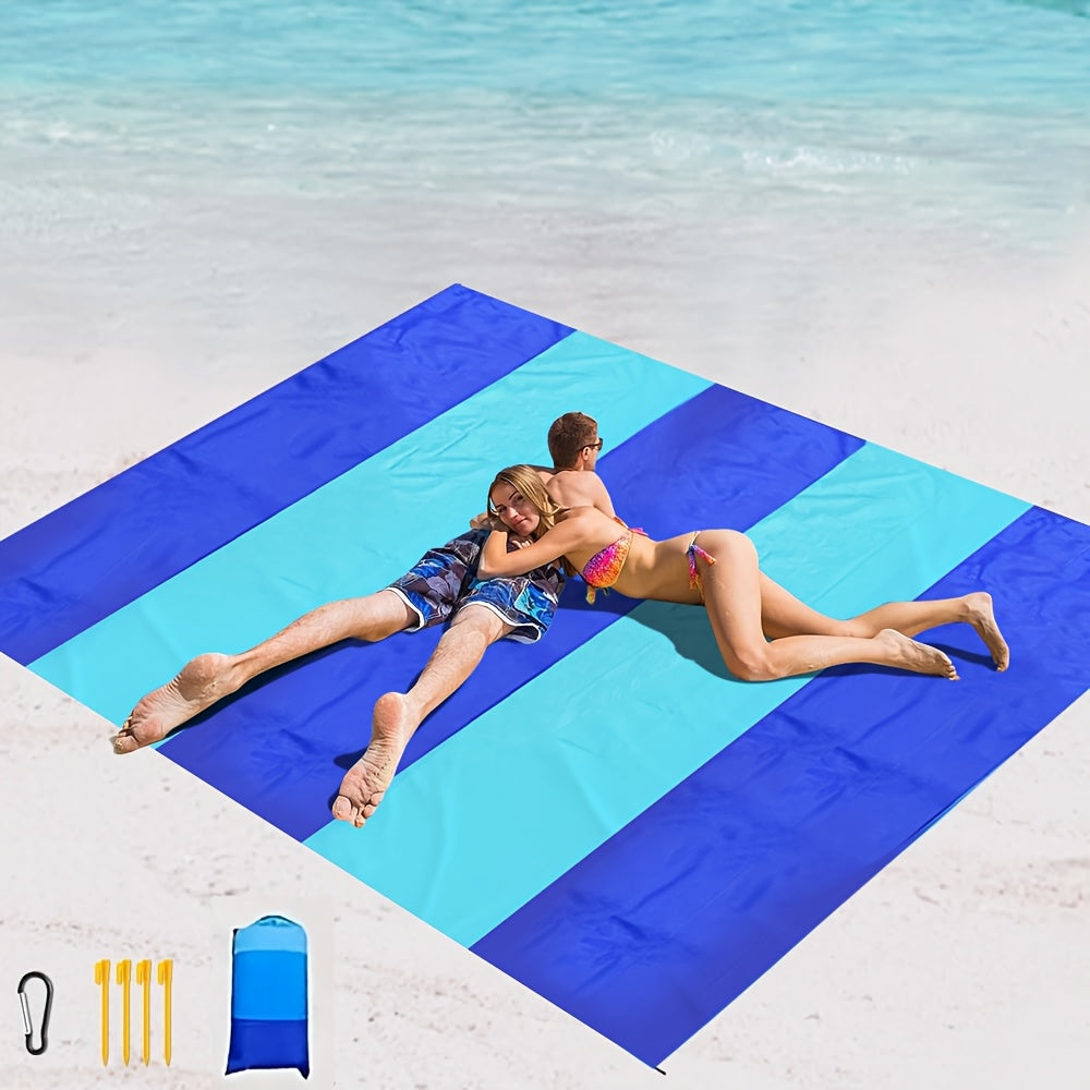 Picnic Beach Blanket 4-7 Adults Oversized Lightweight Sandproof Beach Blanket Large Picnic Mat Beach Blanket for Beach Travel Camping Hiking TARHUS