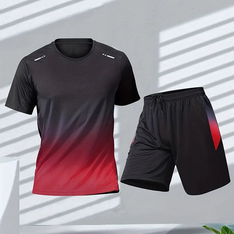 Mick | Sportbekleidungs-Set für Männer mit Farbgradientendruck TARHUS  Men Set