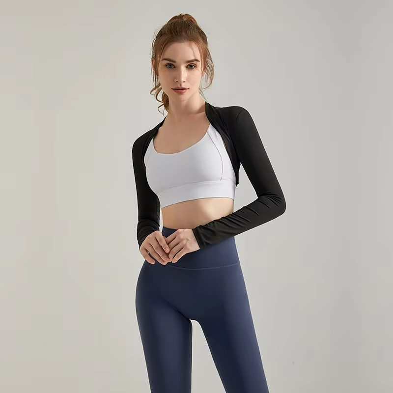 Alexa | Gracious Arm Sleeves with Cuff Gloves for Pilates TARHUS  Pilates Top