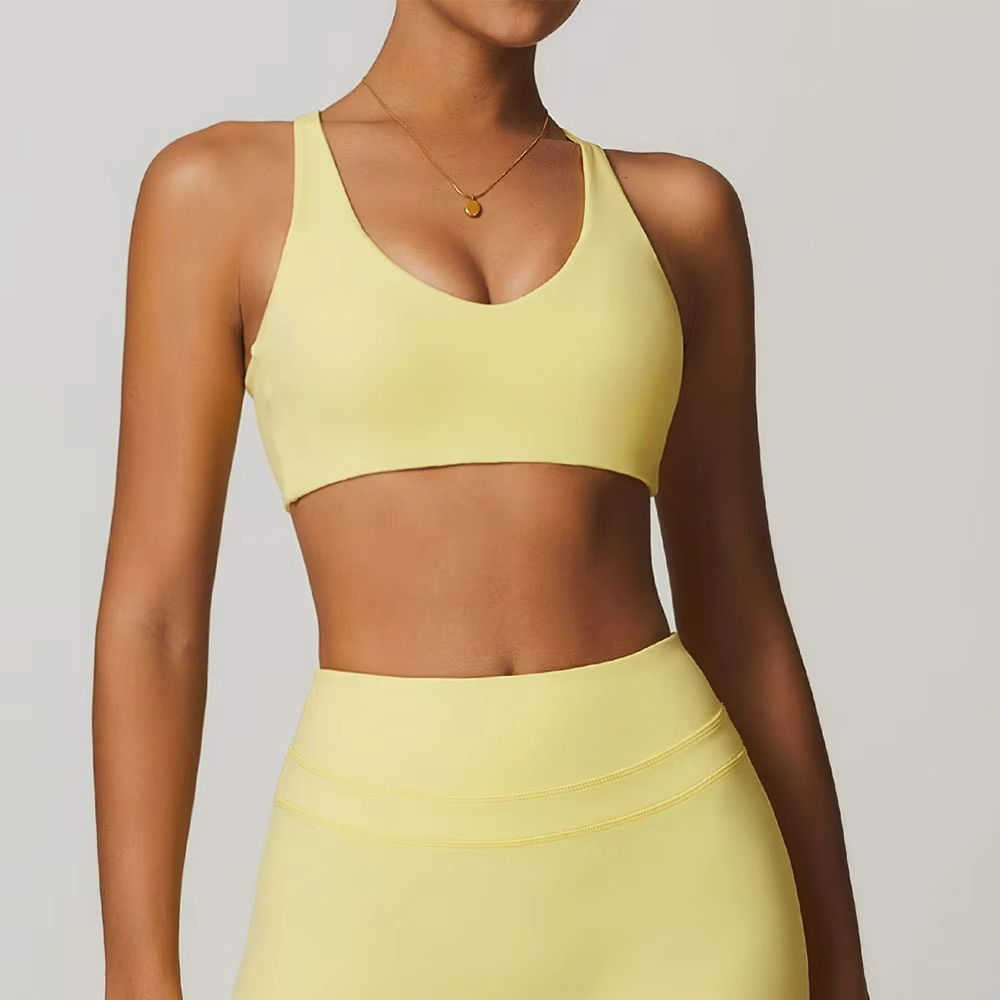 Charlotte | Luxe Race Back Pilates Top Bra with Crisscross Detailing TARHUS  Pilates Top