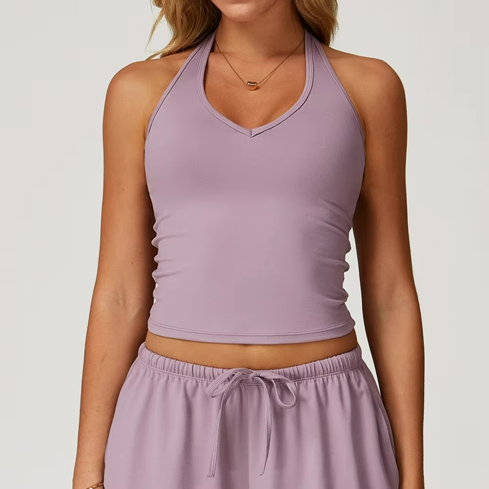 Riva | Luxe Crop Top for Running & Gym with Adaptive Fit TARHUS  Pilates Top