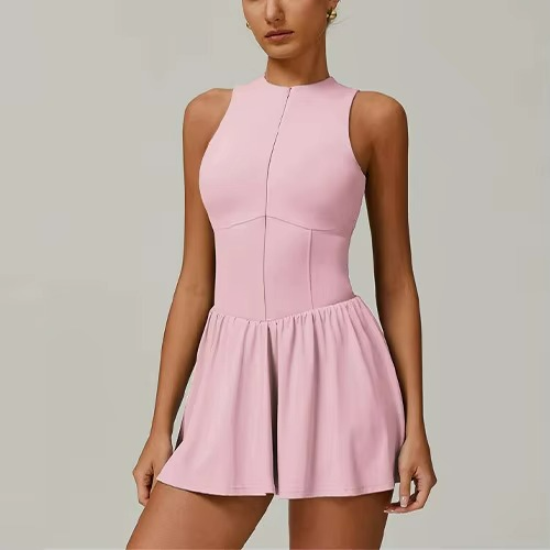 Bianca | Elite Retro Padel Dress with Integrated Skort for Court & Leisure TARHUS  Padel Dress