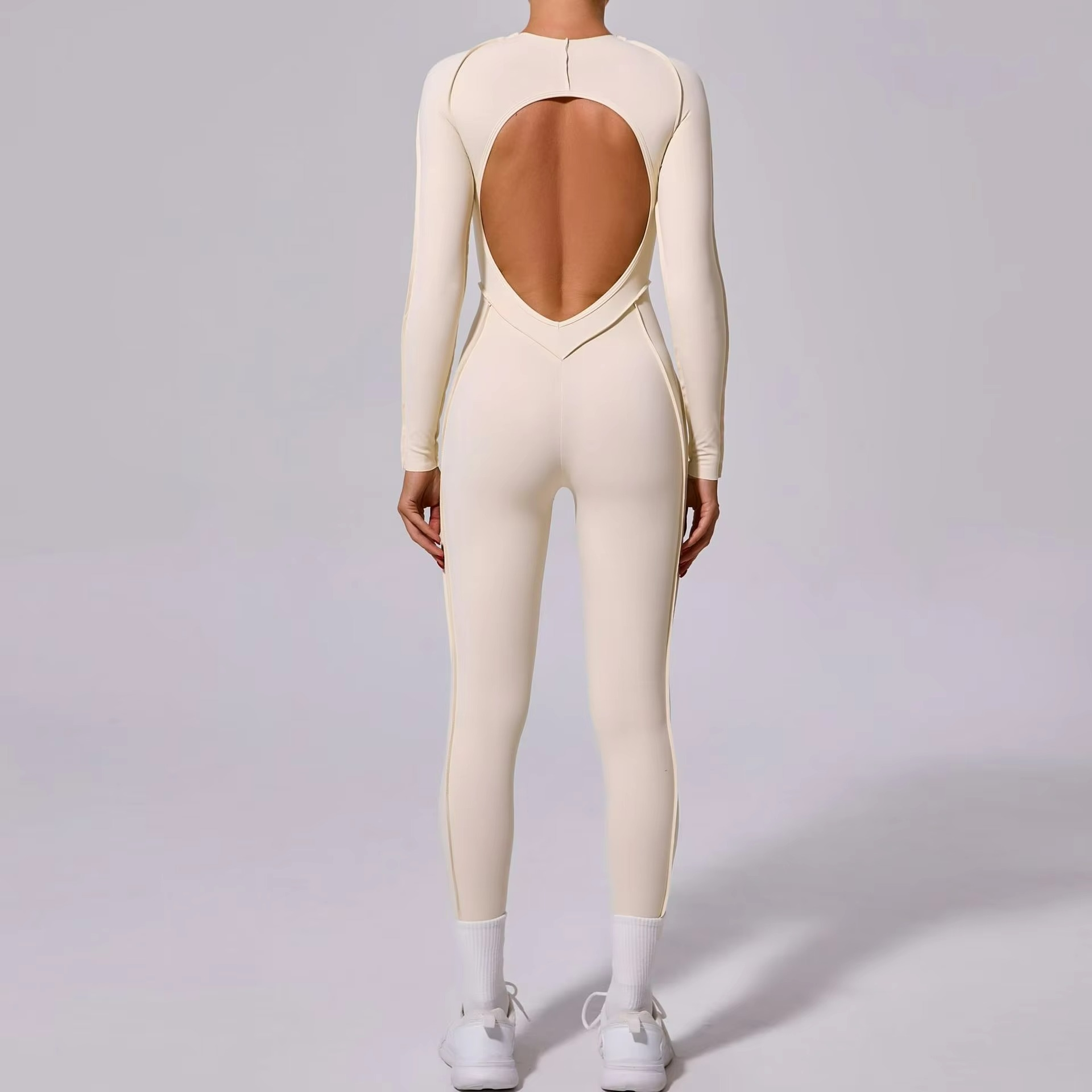Nysa | Sleek Sleeve Pilates Jumpsuit for Cool Precision TARHUS  Pilates Jumpsuit