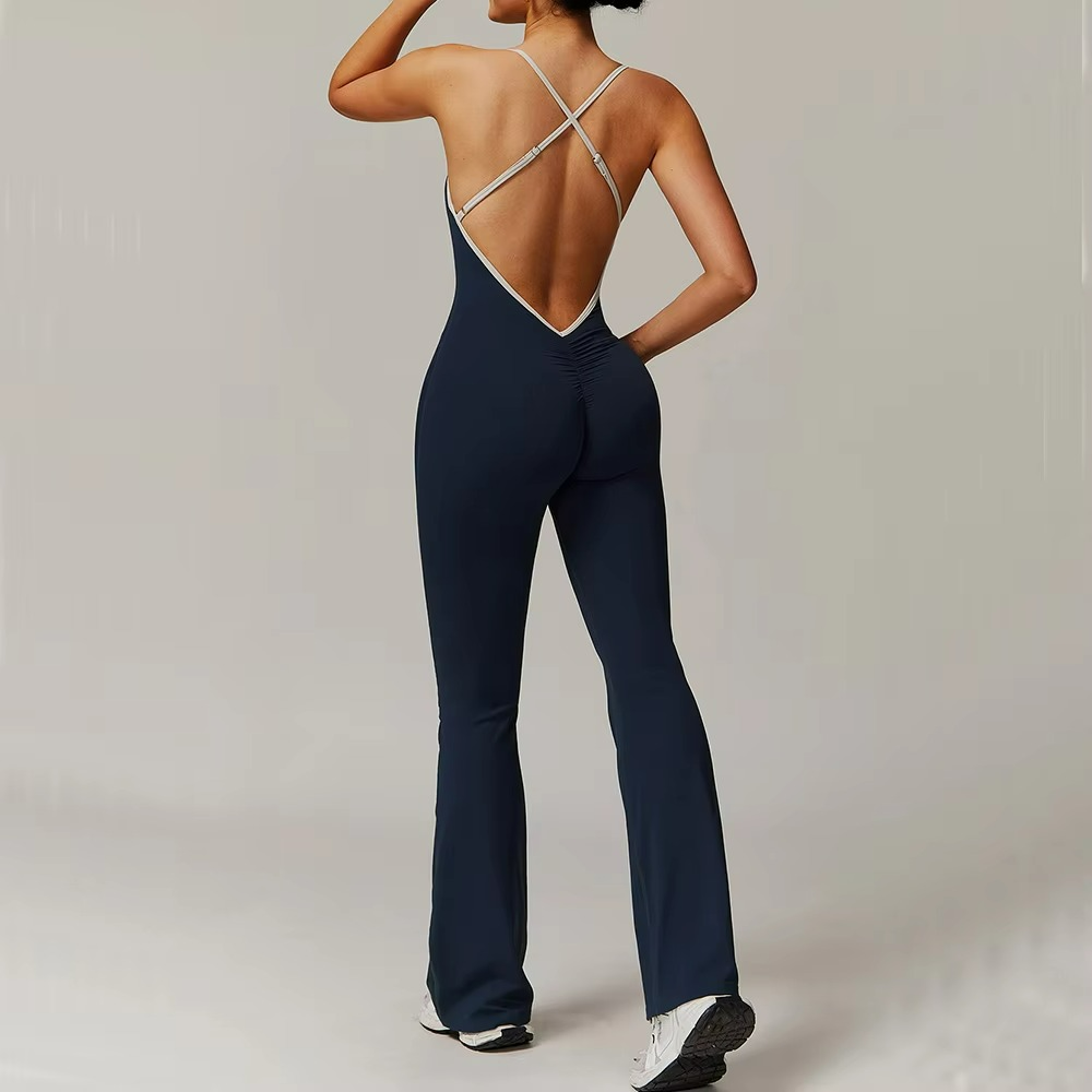 Saela | Sleek Pilates Jumpsuit for Flowing Grace TARHUS  Pilates Jumpsuit