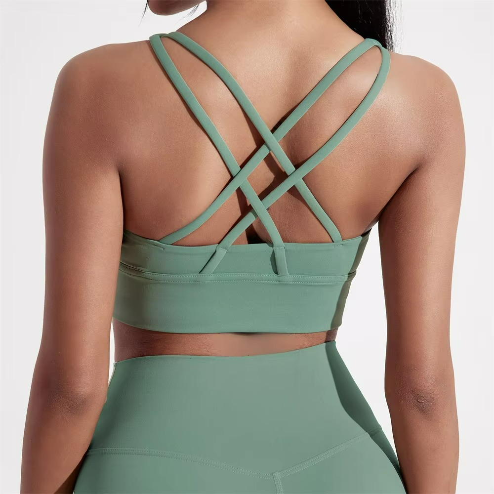 Tricia | Cross-Back Padel Top for Maximum Support TARHUS  Padel tops