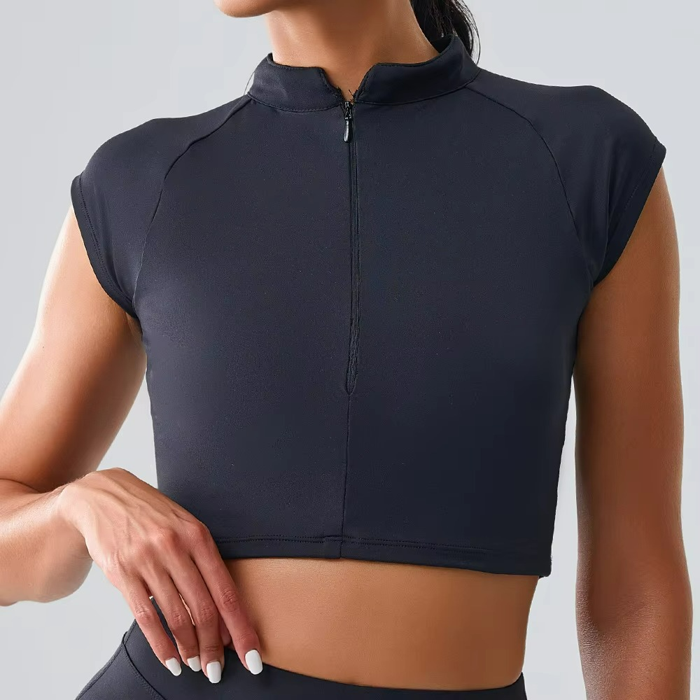 Mezari | Short-Sleeve Pilates Top for Dynamic Ease TARHUS  Pilates Top