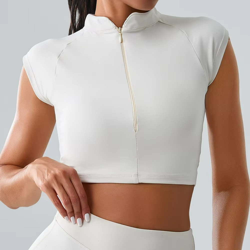 Mezari | Short-Sleeve Pilates Top for Dynamic Ease TARHUS  Pilates Top
