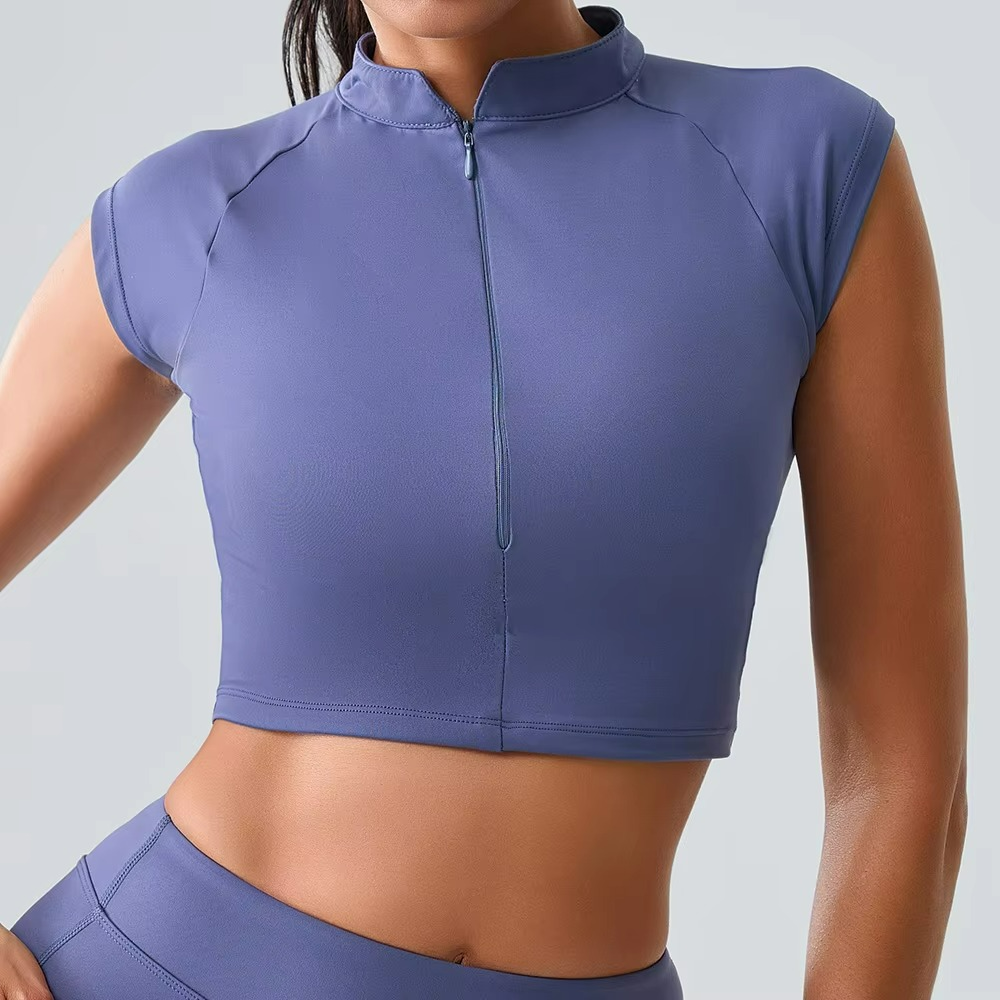 Mezari | Short-Sleeve Pilates Top for Dynamic Ease TARHUS  Pilates Top