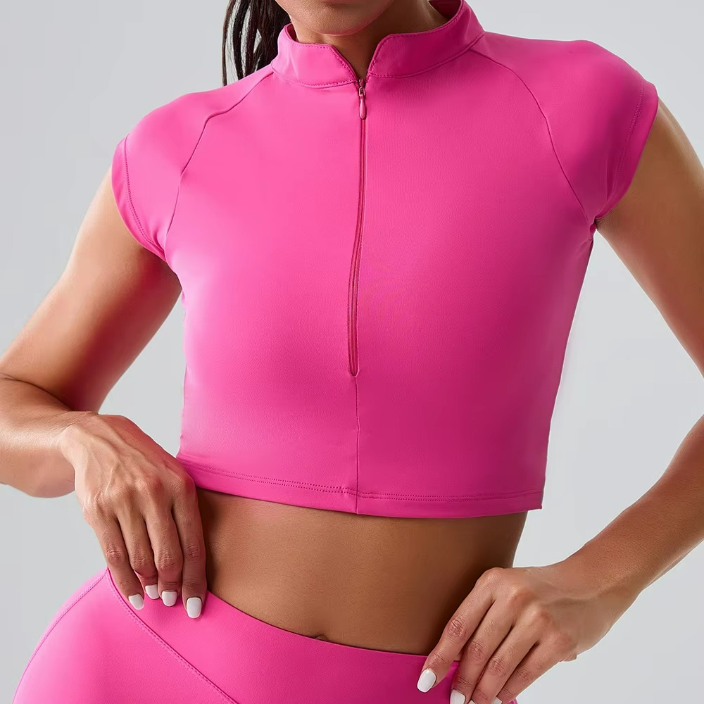 Mezari | Short-Sleeve Pilates Top for Dynamic Ease TARHUS  Pilates Top