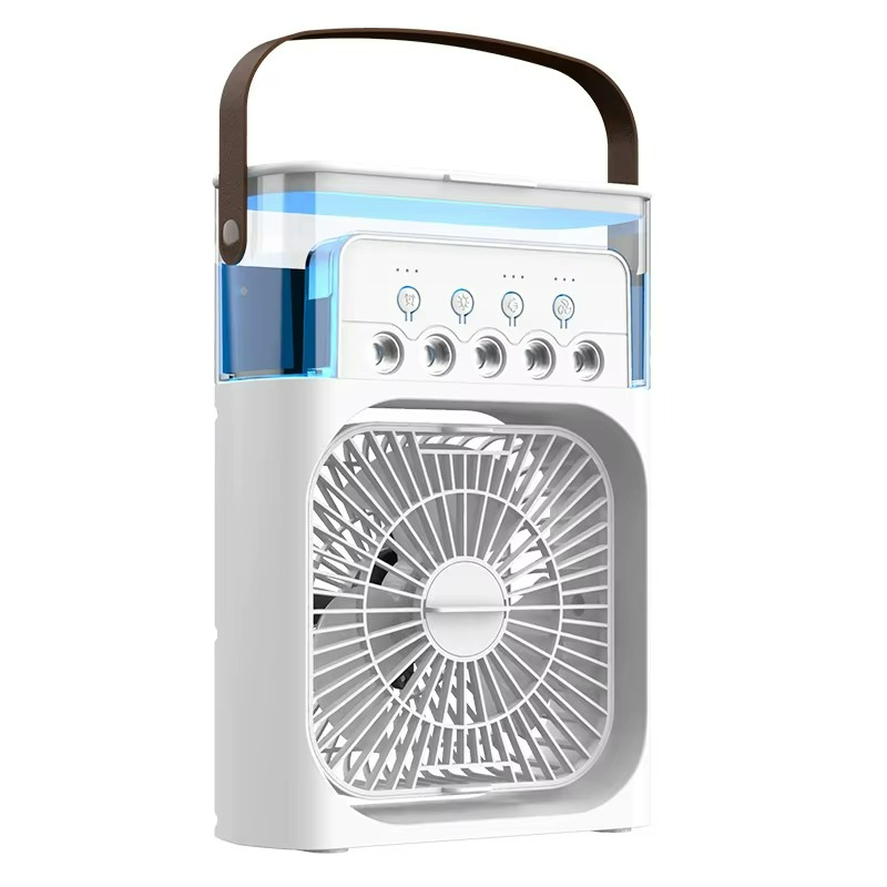 Cooliva | 3-in-1 Mini Air Cooler – Portable Fan, Humidifier & LED Night Light