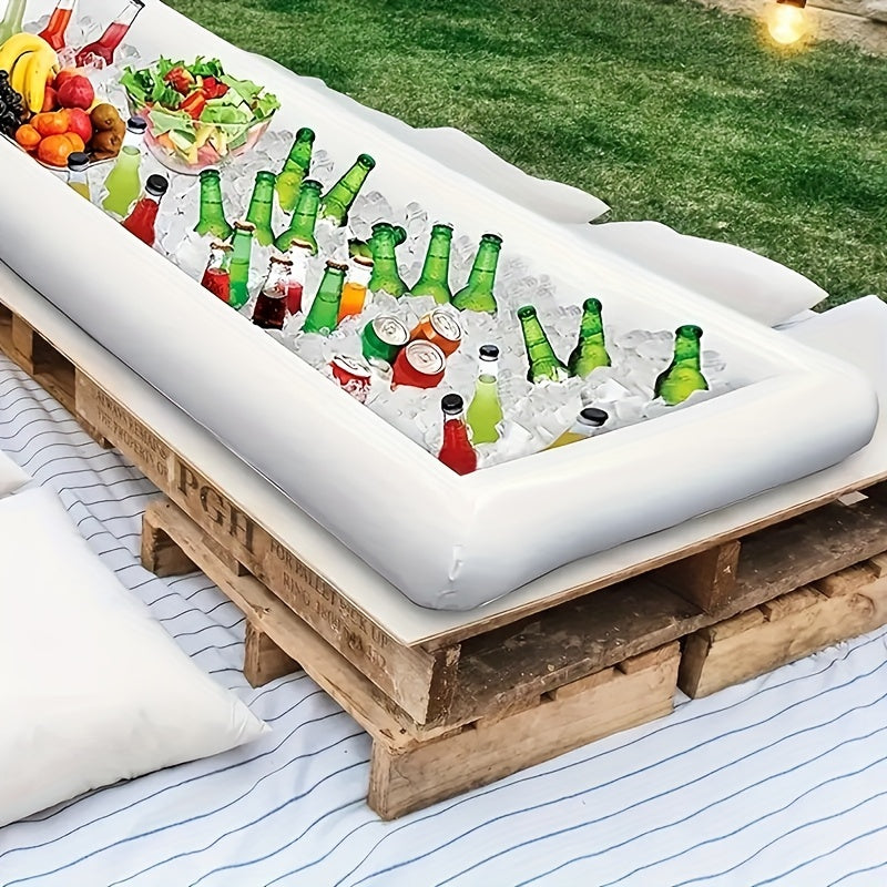 Durable PVC Inflatable Ice Tray for Pool & Camping - Perfect for Food & Beverages - TARHUS
