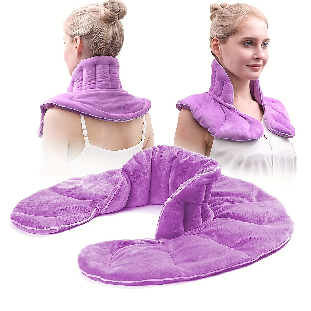 Microwavable Neck & Shoulder Heating Pad – Soft Comfort Wrap for Relaxation TARHUS