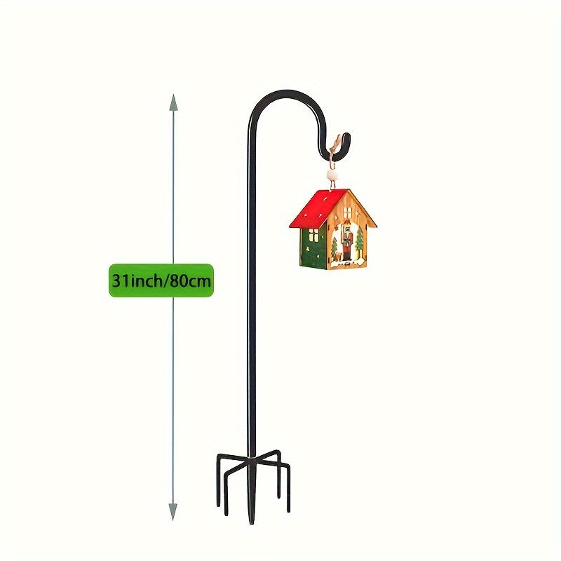Heavy-Duty Shepherd Hook – Rust-Resistant Metal Hanging Hook for Bird Feeders, Garden Decor & Solar Lights TARHUS