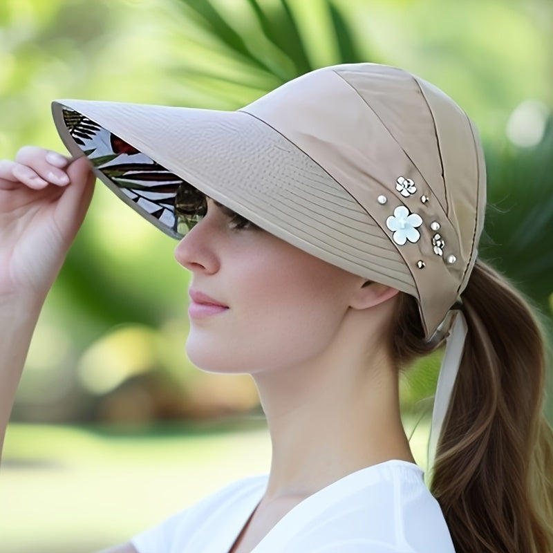 Women’s Foldable Sun Hat – Lightweight Outdoor Fashion Cap for Beach TARHUS