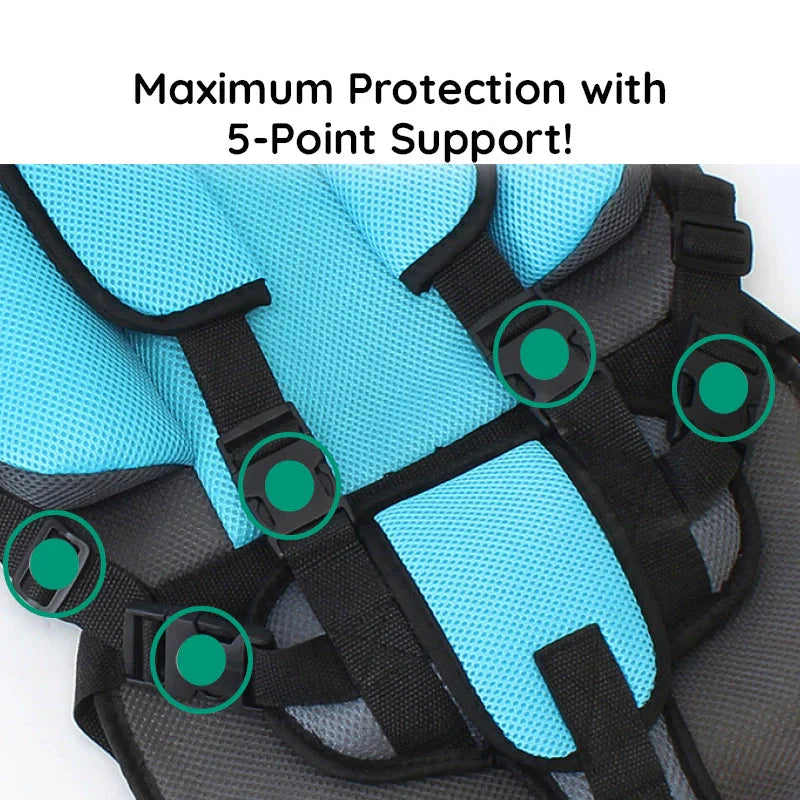 Travel Car Seat Portable Toddler Booster Safety TARHUS  Child Car Seat