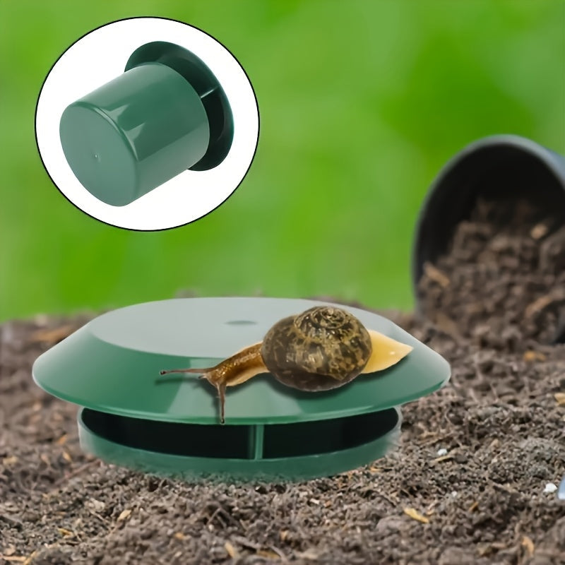 1pc Durable Snail and Slug Trap - Non-Toxic Plastic Cage for Vegetables and Flowers, Safe Pest Control, 3.94x4.33 Inches, No Electricity or Battery Needed, Slug Traps for Garden TARHUS