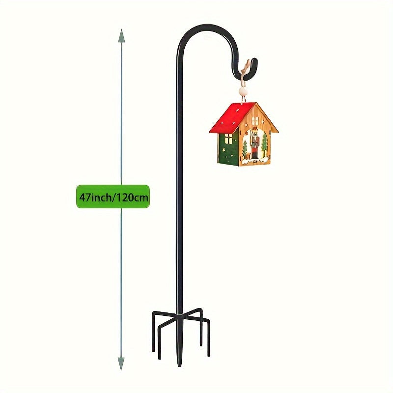 Heavy-Duty Shepherd Hook – Rust-Resistant Metal Hanging Hook for Bird Feeders, Garden Decor & Solar Lights TARHUS