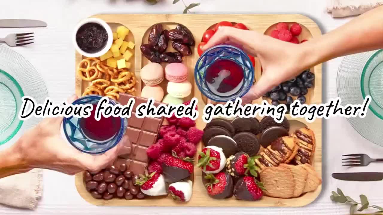 Bamboo Cheese Tray – Elegant, Portable & Perfect for Entertaining TARHUS