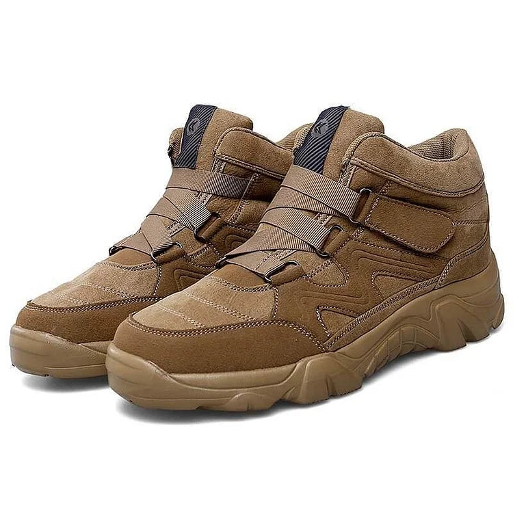 Orthopedic Shoes Men Anti-collision Hiking Ankle Sneakers Suede Outdoor