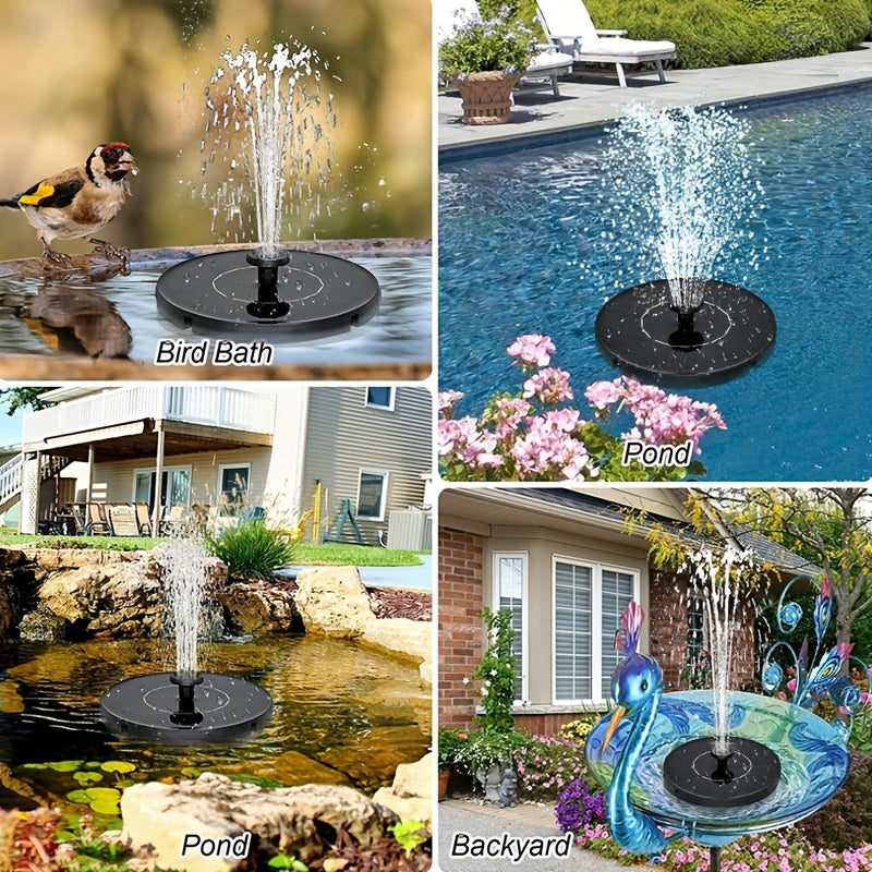 Solar Fountain Pump for Bird Baths & Ponds – Solar Powered, Eco-Friendly Garden Decoration - TARHUS
