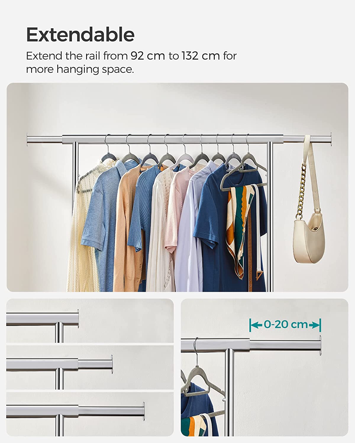Heavy Duty Metal Garment Rack - TARHUS