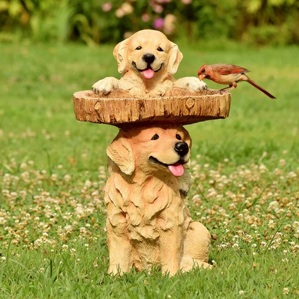 Cute Animal Wooden Bird Feeder - Decorative Outdoor Hanging Bird House TARHUS