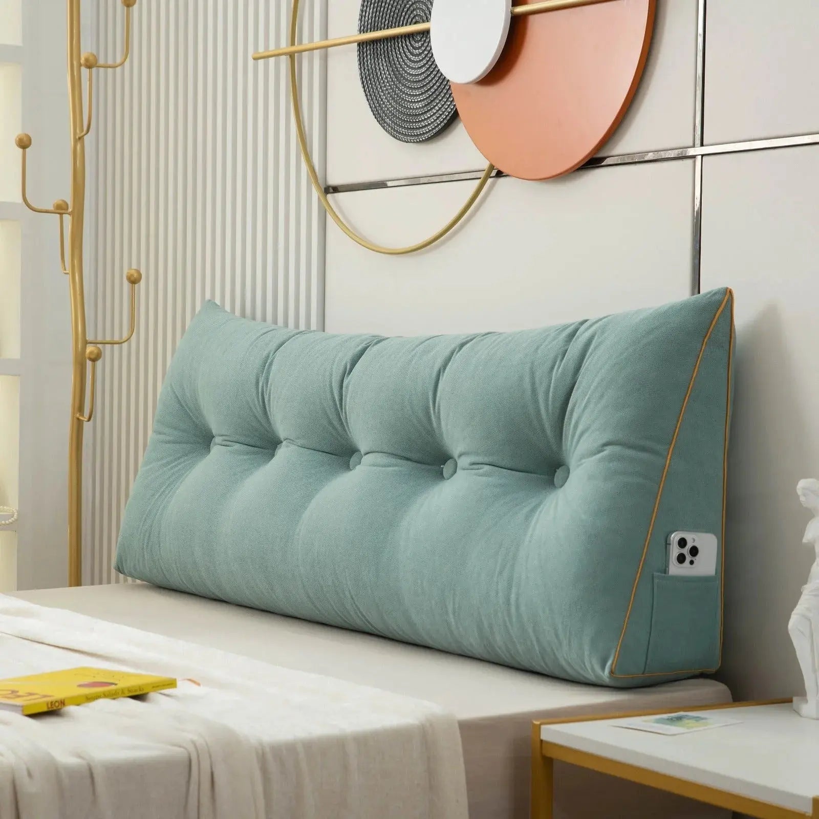 Wedge Backrest Pillow | Ergonomic Support – Bed & Sofa Comfort TARHUS  Luxury HeaderBoard Wedge Pillow