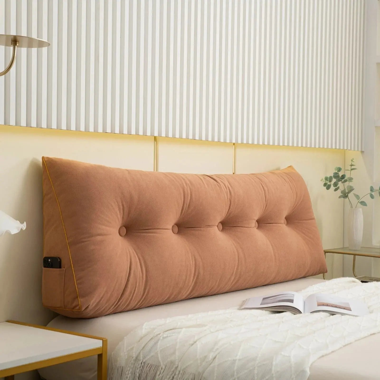 Wedge Backrest Pillow | Ergonomic Support – Bed & Sofa Comfort TARHUS  Luxury HeaderBoard Wedge Pillow