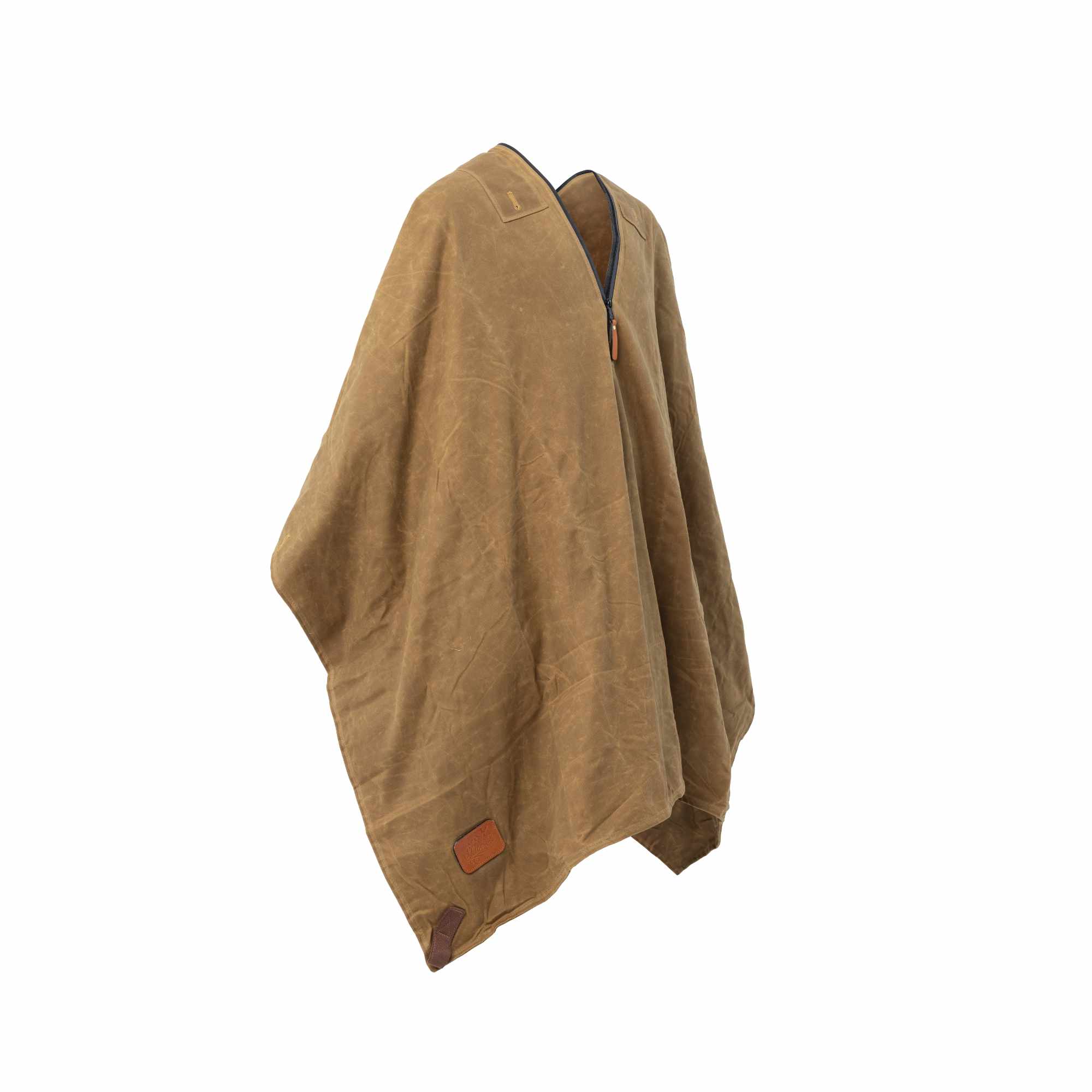 Drifter Waxed Canvas Poncho TARHUS  Poncho
