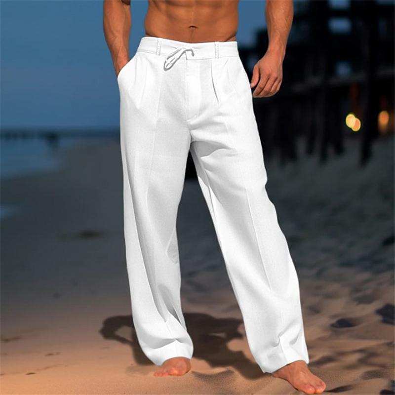 Nathan - Linen Solid Color Pants - TARHUS