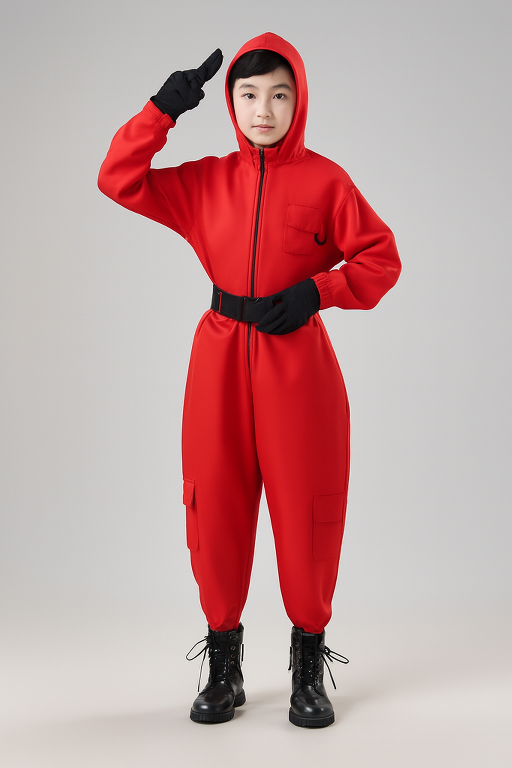 Kids Game Costume Scary Halloween Jumpsuit | Cosplay Mask Guard TARHUS  Halloween Costume