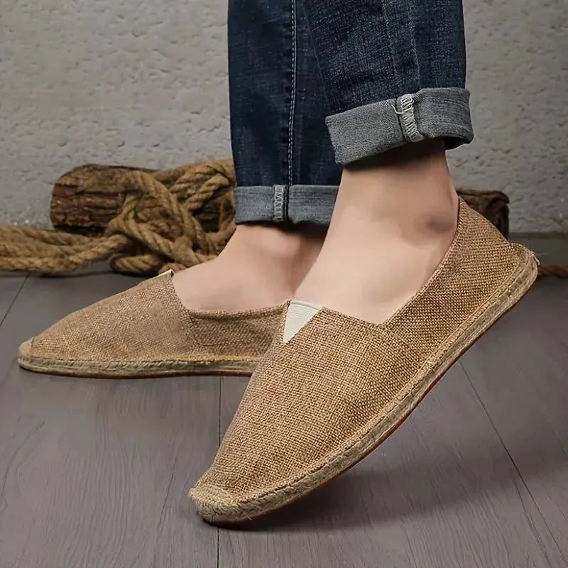 Caleb | Men's Canvas Slip-On Espadrilles TARHUS  Clothing & Accessories