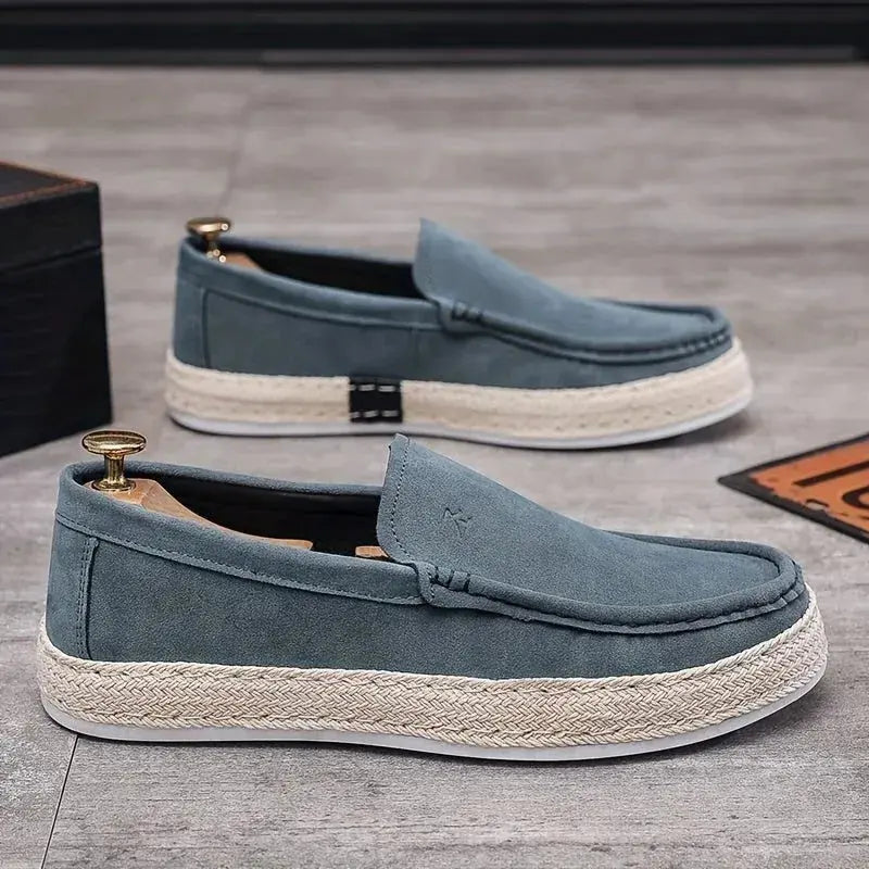 Sebastian | Men's Slip-On Espadrilles with Woven Sole TARHUS  Clothing & Accessories