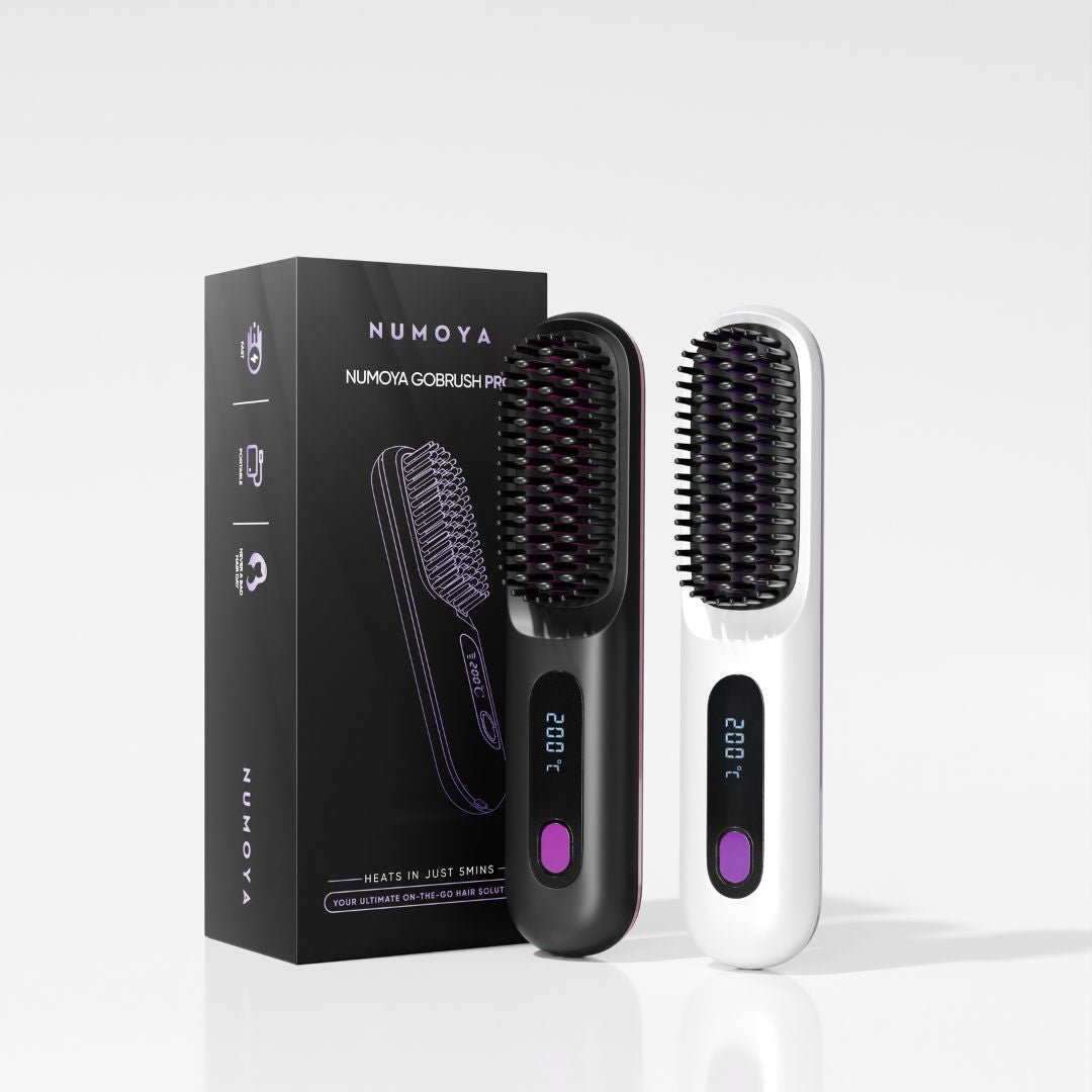 [NEW] Numoya Portable Straightener Brush - GoBrush PRO TARHUS