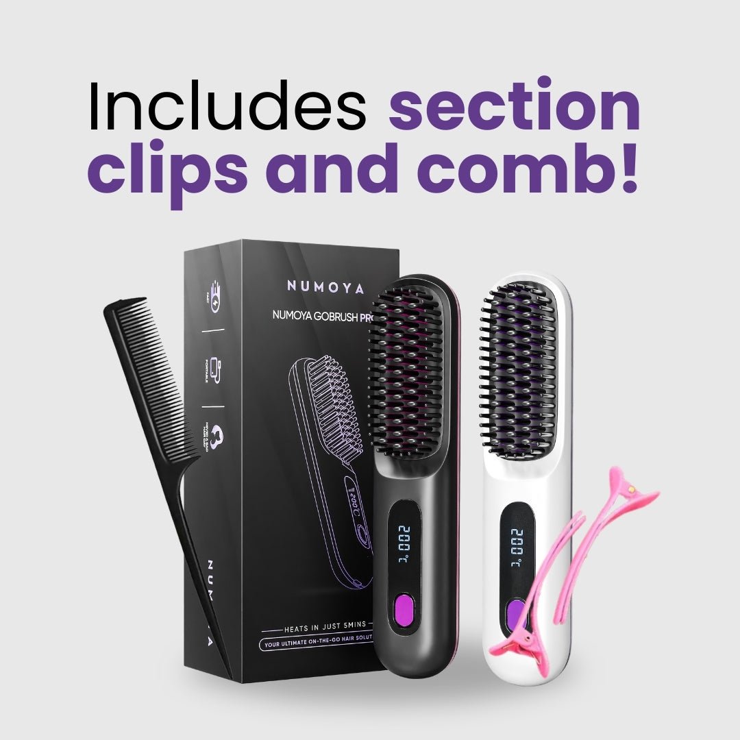 [NEW] Numoya Portable Straightener Brush - GoBrush PRO TARHUS