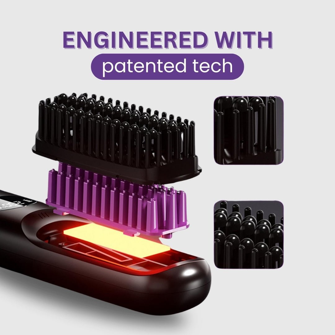 [NEW] Numoya Portable Straightener Brush - GoBrush PRO TARHUS