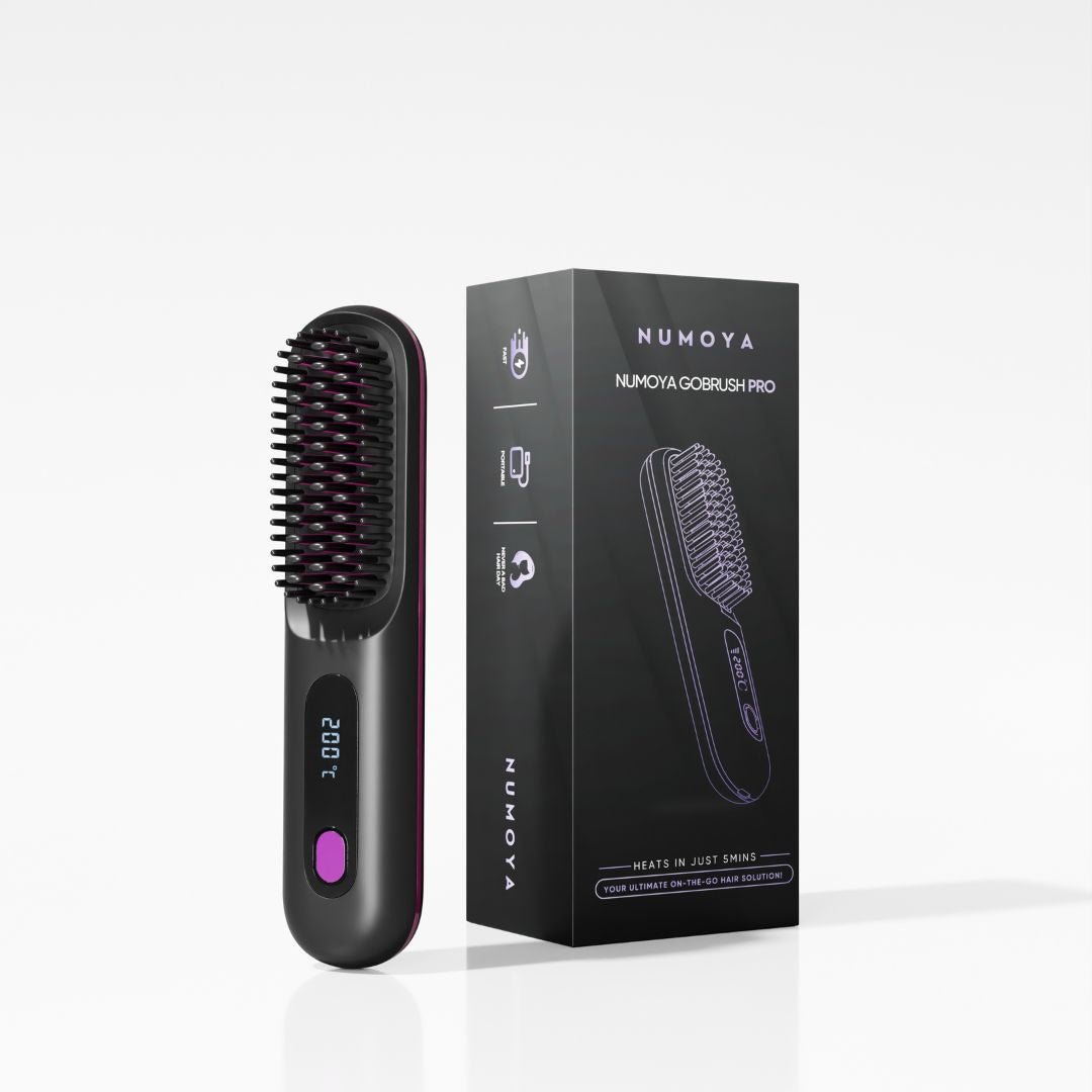 [NEW] Numoya Portable Straightener Brush - GoBrush PRO TARHUS