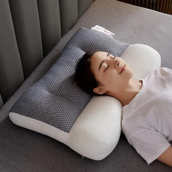 Orthopedic Memory Foam Neck Pillow – Support Pillow for Side & Back Sleepers, Ergonomic Contour Design - TARHUS