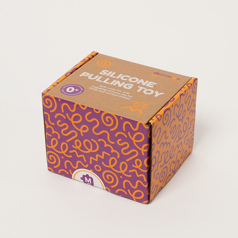 Montessori | Silicone Pulling Toy – Sensory Development & Teething Relief TARHUS