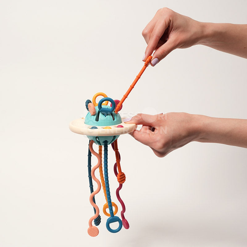 Montessori | Silicone Pulling Toy – Sensory Development & Teething Relief TARHUS