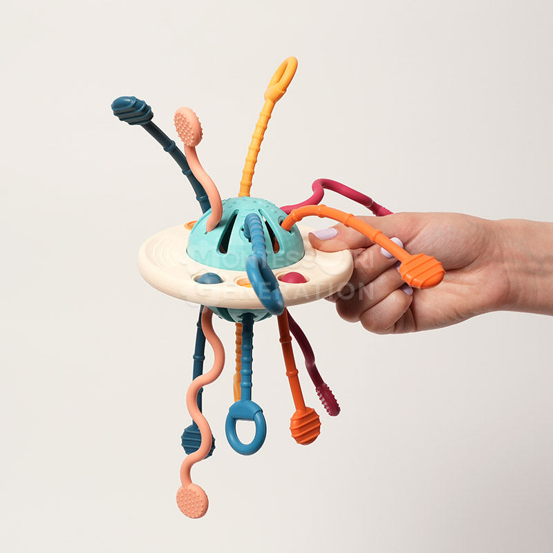 Montessori | Silicone Pulling Toy – Sensory Development & Teething Relief TARHUS