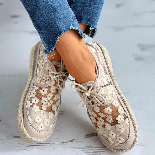Orthopedisch Stijlvolle luchtige schoen met bloemendessin - Arabella TARHUS  Sneakers