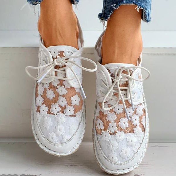 Orthopedisch Stijlvolle luchtige schoen met bloemendessin - Arabella TARHUS  Sneakers