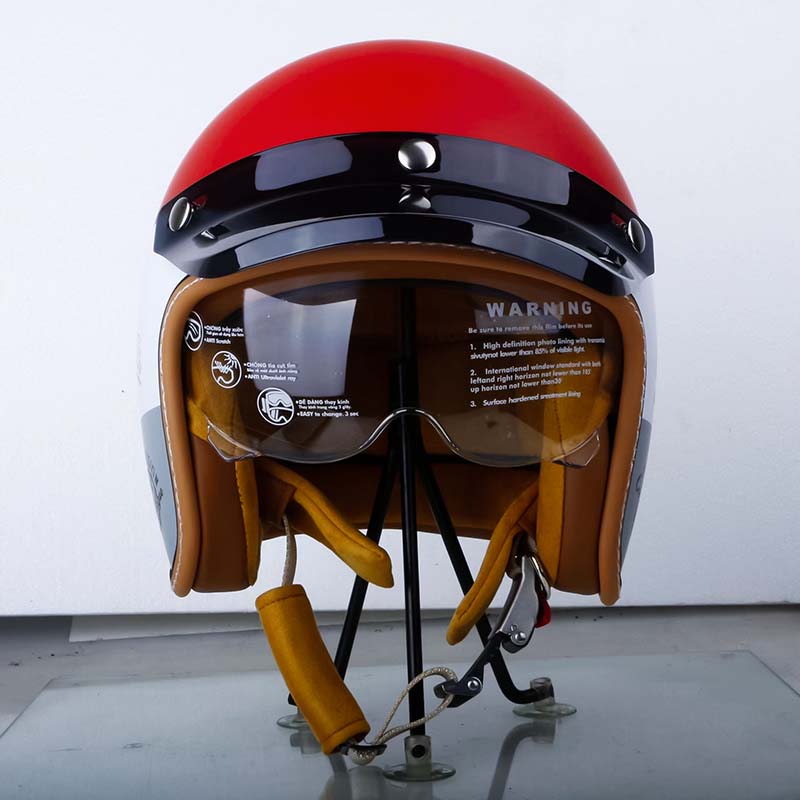 The Street King | Vintage Open Face Helmet – DOT & ECE Approved TARHUS