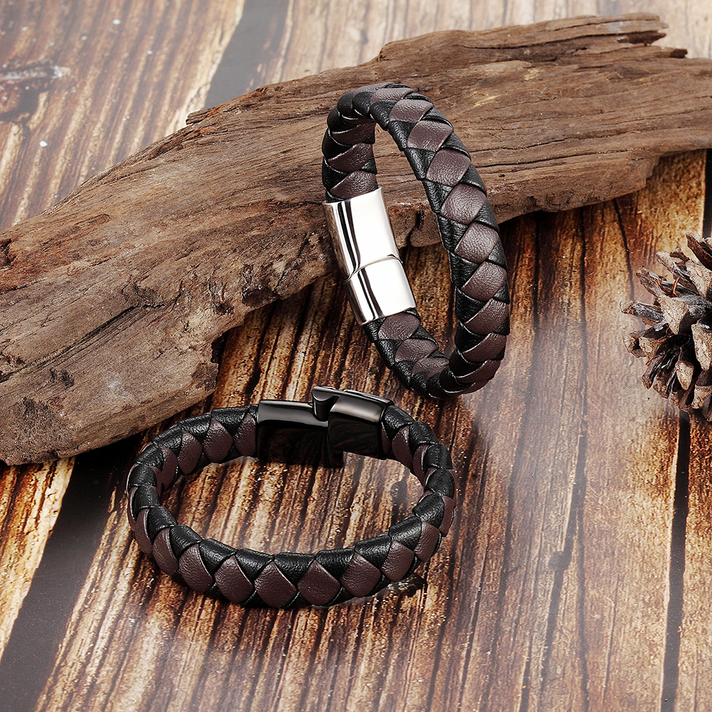 Dionysus - Leather bracelet for men
