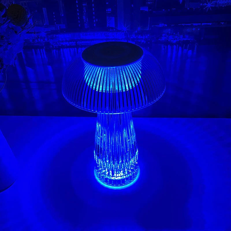 Crystal Mushroom Lamp – Elegant LED Night Light for Bedroom & Home Decor